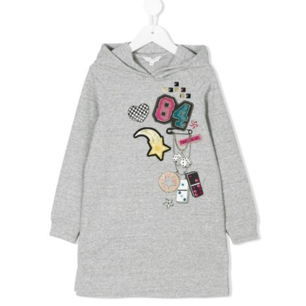Little Marc Jacobs Girls Hoodie Dress